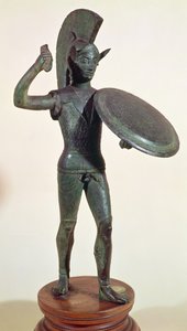 O deus Marte ou um guerreiro (bronze)